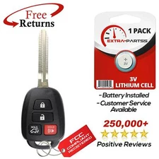For 2014 2015 2016 2017 Toyota Rav4 Highlander Keyless Entry Car Remote Key Fob