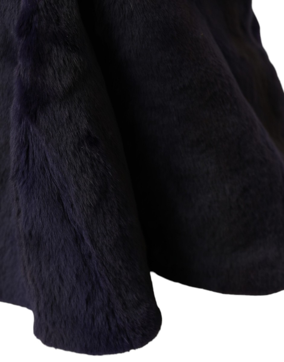 【VIP価格】DOLCE & GABBANA Black Weasel Fur Wrap Hat DOLCE & GABBANA Hat Black Weasel Fur Whole Head Wrap Capello