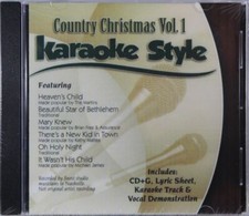 Country Christmas Volume 1 Christian Karaoke Style NEW CD G Daywind 6 Songs