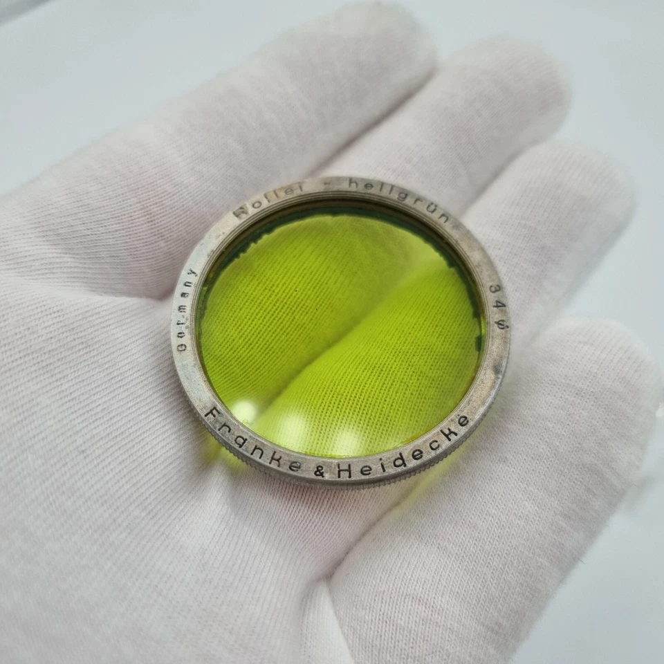Franke & Heidecke Rollei hellgrün 34 mm filter lens vintage bayonet genuine #098 - Image 2 of 3
