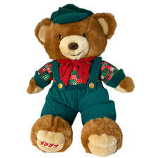 VINTAGE 1994 A Teddy Bear Lane Christmas Brother Boy Bear New 16" KMART CORP