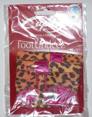 Capezio Jelz FootUndeez Shoe Foot Underwear H07GS New Pack Adult Women Leopard