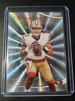 Trey Lance - Prestige Football 2023 - San Francisco 49ers - Sunburst