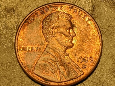 1999-D DOUBLE DIE REVERSE Lincoln Memorial Cent Extremely RARE | eBay