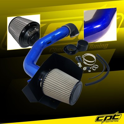 For 06-08 Lincoln Mark LT 5.4L V8 Blue Cold Air Intake + Red Filter Cover