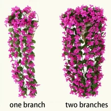 Artificial Flower For Basket Hanging Decor Silk Indoor Garden Fake Vine Plant