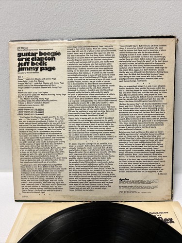 Eric Clapton Jimmy Page Jeff Beck - Guitar Boogie LP 1971 RCA Records LSP 4624 - Picture 3 of 5