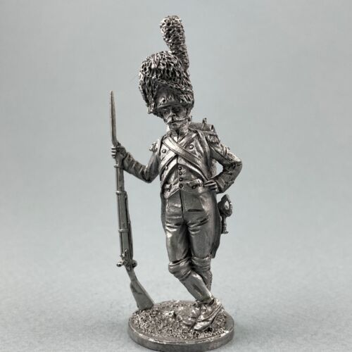 Grenadier der französischen kaiserlichen Garde 1/32, Zinnsoldat, hochdetaillierte Figur - Bild 2 von 10