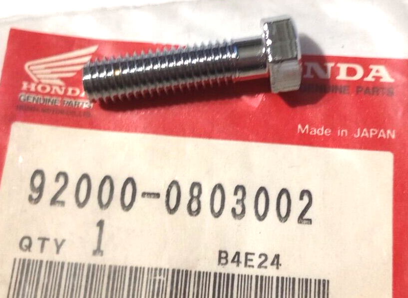 Honda NOS CB72,CB77 8x30 Handlebar Holder Bolt 92000-08030-02