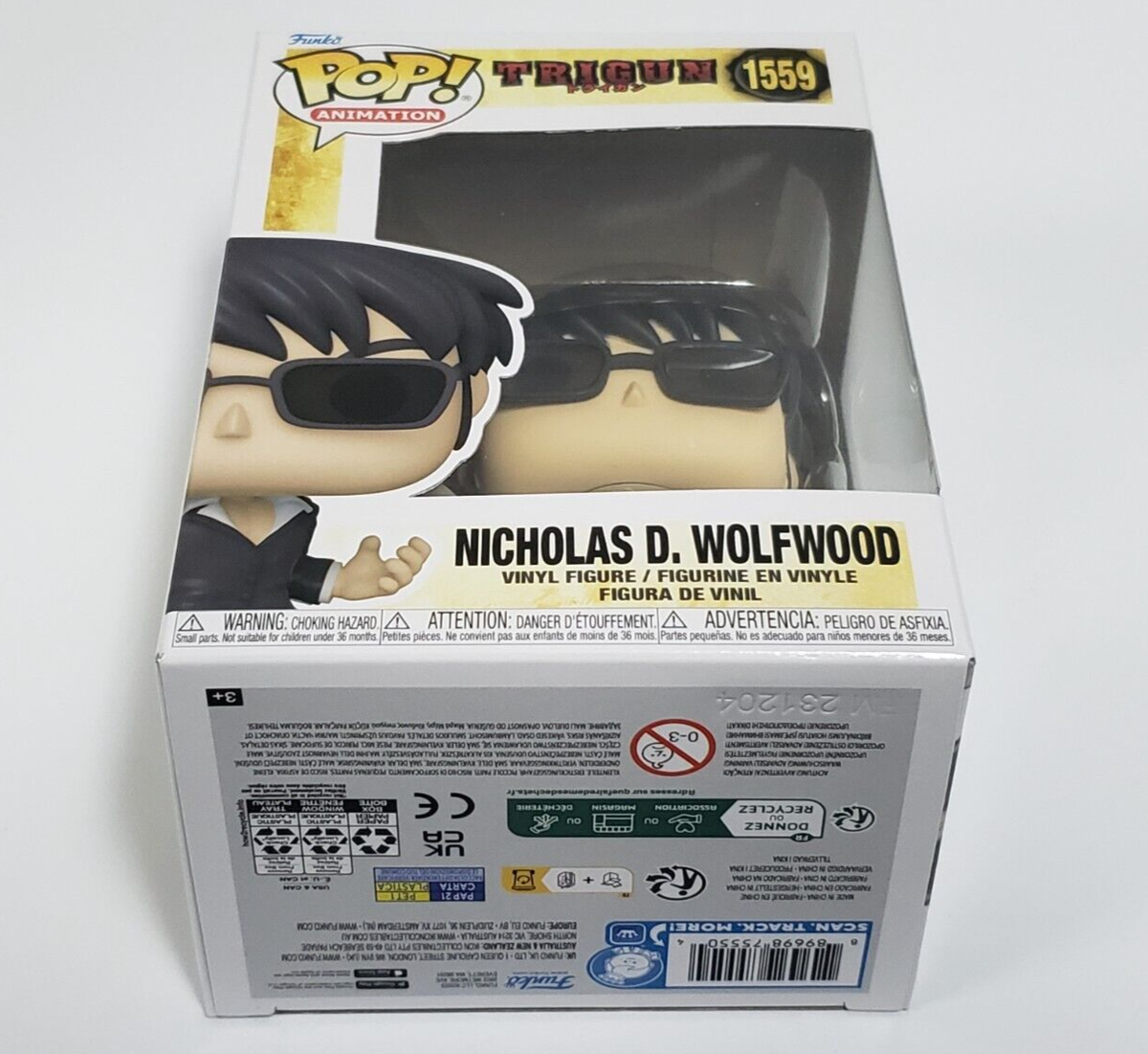 NICHOLAS D. WOLFWOOD - TRIGUN - Funko POP! Animation #1559 Vinyl 