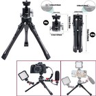 Camera Tripod Hand Vlog Grip Cold Shoe PTZ Phone Live Shooting Desktop Tripods