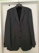 $745 HUGO BOSS  TESSE Lanificio Biella fabric sport coat suit