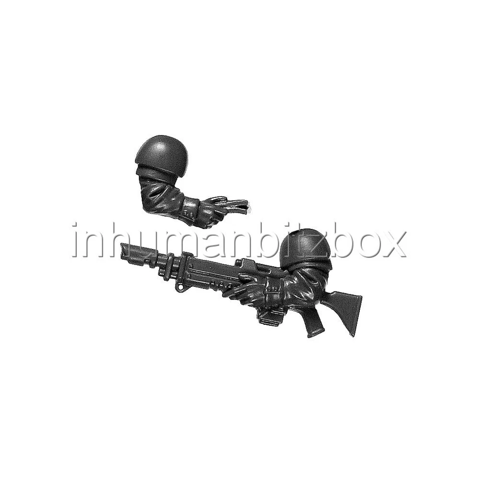 AMUP14 PAIRE BRAS CADIAN ASTRA MILITARUM WARHAMMER 40000 W40K BITZ 53-54 - Photo 1/1