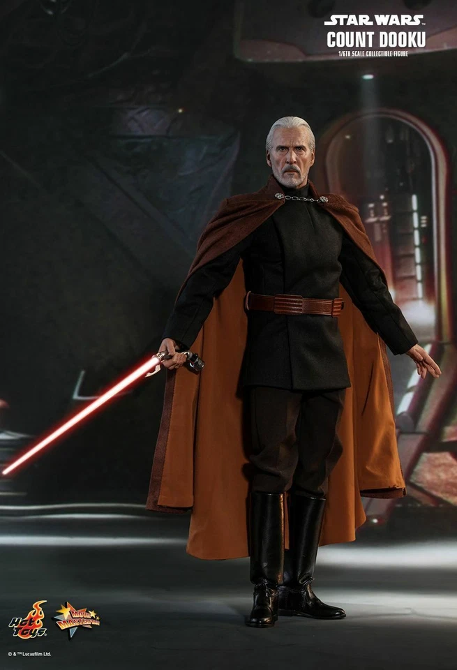 Hot Toys MMS496 Star Wars Episode II Attack of the Clones Count Dooku 1/6 NEW - Image 4 of 4