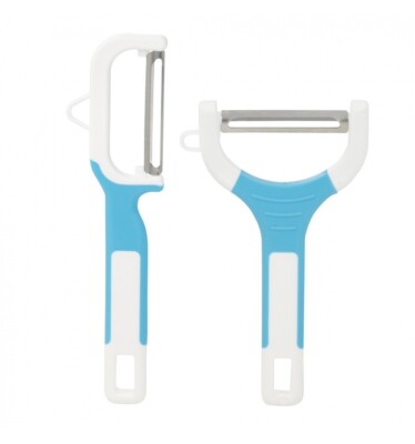 2x Kartoffelschäler Obstschneider Gemüse Karotten Französisch Schneider Reibe Set UK