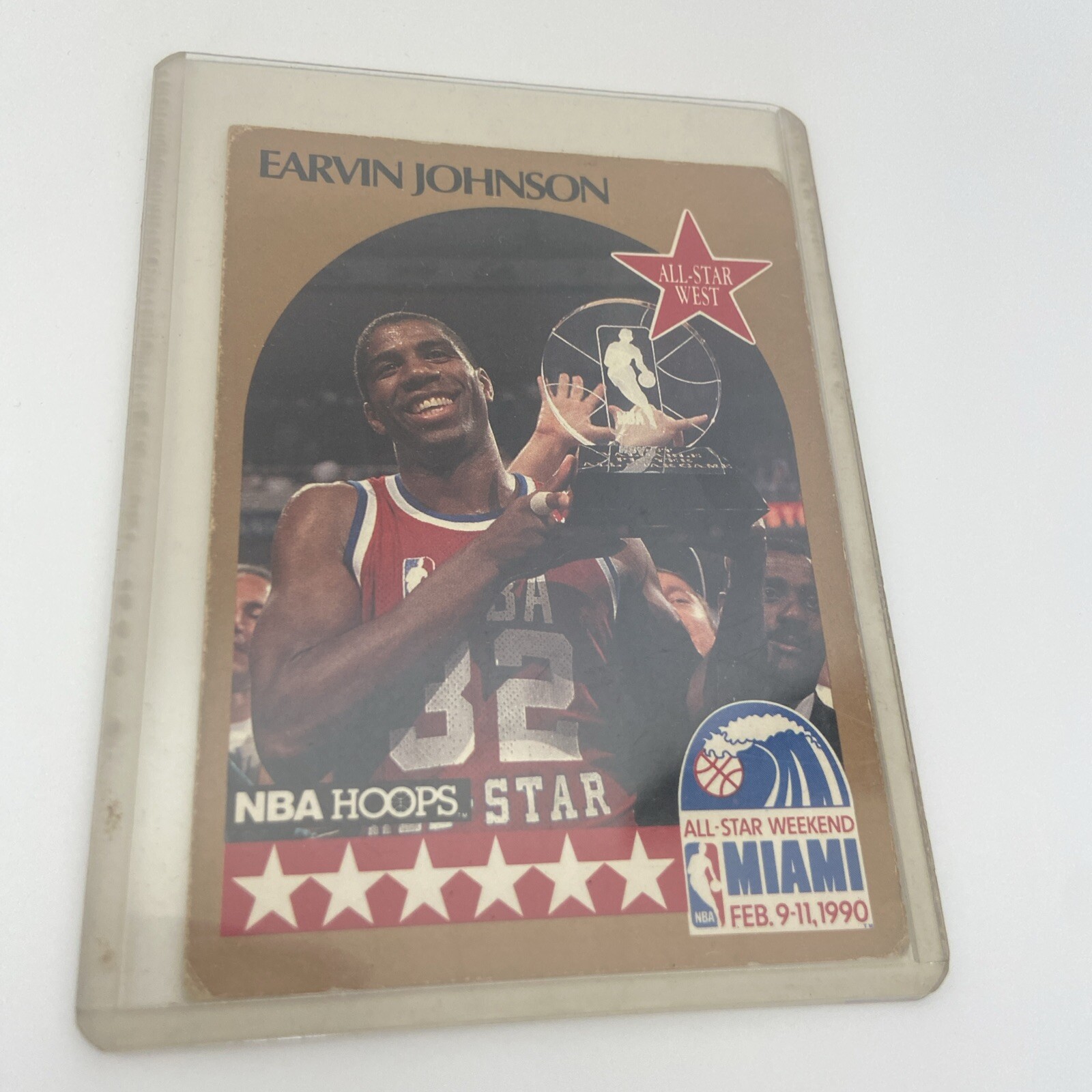 MAGIC JOHNSON 1990 HOOPS PSA 9 #18 LOS ANGELES LAKERS MVP SHOWTIME HOF