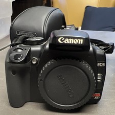 Canon EOS Digital Rebel XTi Camera with EF 50mm, 18-55mm, 28-135mm Lenses, Cases