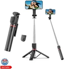 Selfie Stick for iPhone, 360°Rotating Tripod for Phone with Detachable Remote...