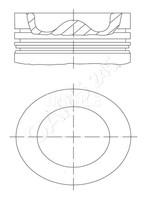 Mahle Kolben FüR Audi A1 Seat Ibiza IV Skoda Fabia III VW Polo 14-22 04B107065E