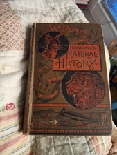 Wood's Illustrated Natural History ©1886 by Reverend J. G. Wood ~ Hardcover Book