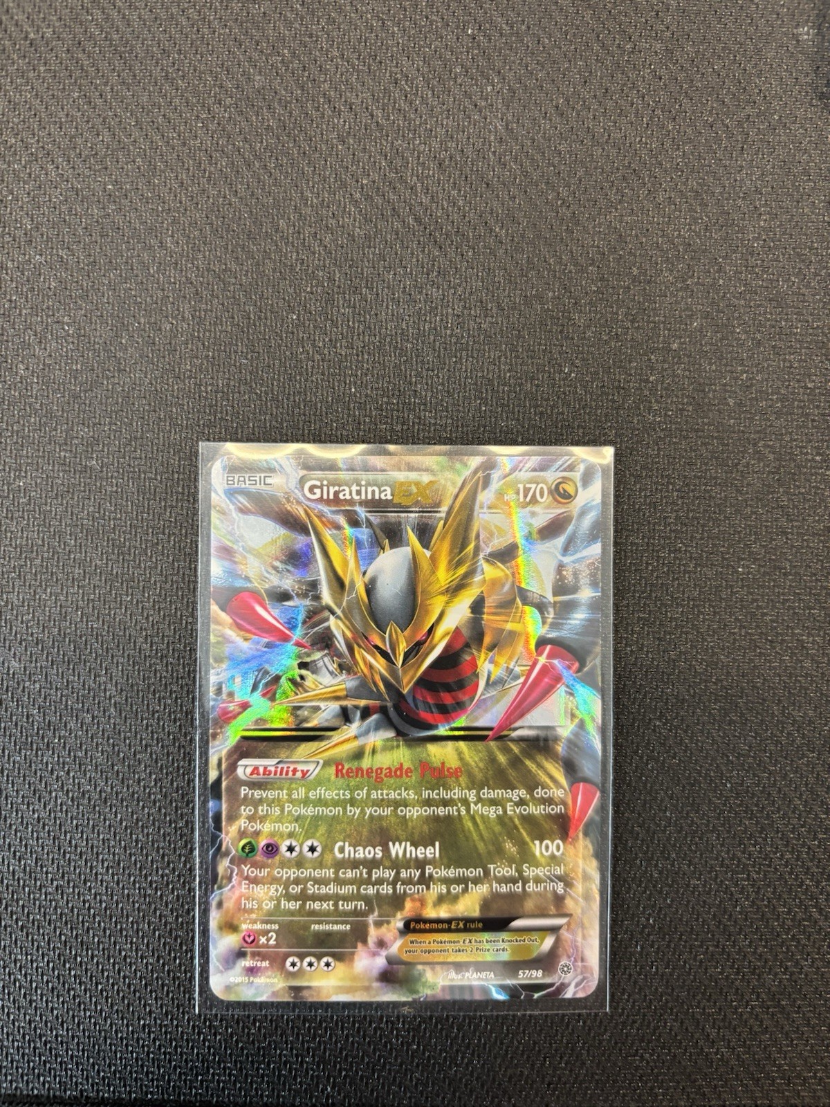 Pokémon NM Giratina-EX TCG Holo Rare Card Ancient Origins XY 57/98 English