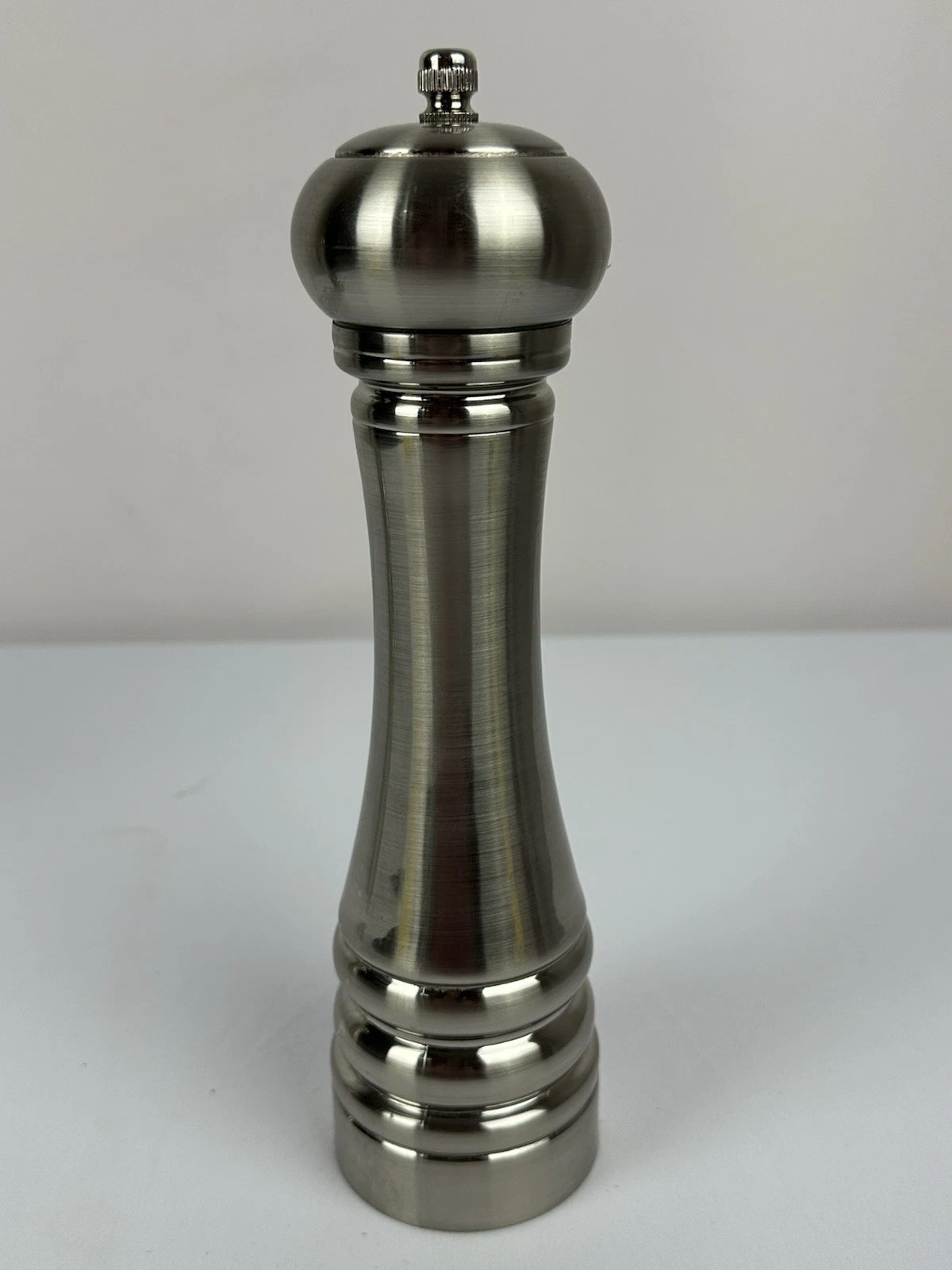 Vintage WM Bounds Ltd Stainless-Steel Pepper Grinder 10" Professional, USA Made