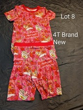 Size 4T Bamboo Strawberry Short Cake Short Sleeve Shirt and Shorts NWOT