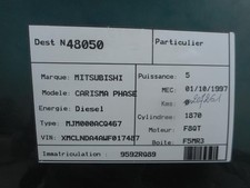 Commodo Mitsubishi CARISMA