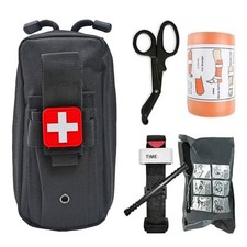Trauma First Aid Kit, Emergency Survival Kit, Portable Military Medical Bag
