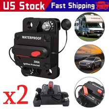 300A AMP Circuit Breaker Fuse Reset 12V-48V DC Car Boat Auto Waterproof US