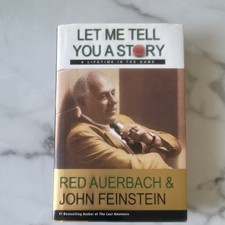 Red Auerbach & John Feinstein Let Me Tell You a Story Hardcover Basketball Book