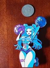 Cyberpunk 2077 Edgerunners Rebecca Cheerleader Chrome Enamel Pin