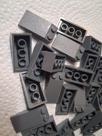 A Lego Lot 27 Slope 4 x 2 Dark Bluish Gray 30363 75180 4507 7994