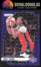 2024 Panini Prizm WNBA #56 Ariel Atkins Blue Velocity Prizms