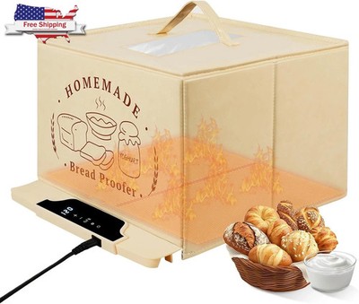 Bread Proofing Box 85-200°F Precise Temp Control W/ Timer Sourdough Warming Mat