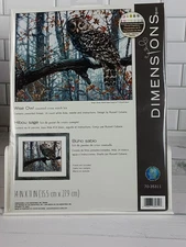 NEW Dimensions Cross-stitch Wise Owl 14 X 11 Russell Cobane Design 14 Ct Aida