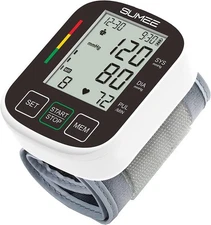 Wrist Blood Pressure Monitor Automatic BP Machine 1 Count (Pack of 1), Black 