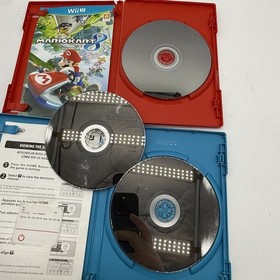 Nintendo Wii U 32GB Console Bundle GamePad Controller 6 Game Lot Mario Pokemon