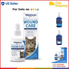 Cat Wound Care Spray Feline Healing Skin Repair Itch Relief for Cats 3 Ounce