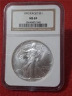 1993 American Silver Eagle Dollar ASE NGC MS 69                         #MF-2709