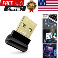 Bluetooth Adapter for Desktop PC, Plug Play 5.3 USB Mini EDR Dongle Receive...