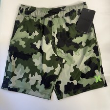Boys Hurley Camo Shorts Size 6 New Free Shipping