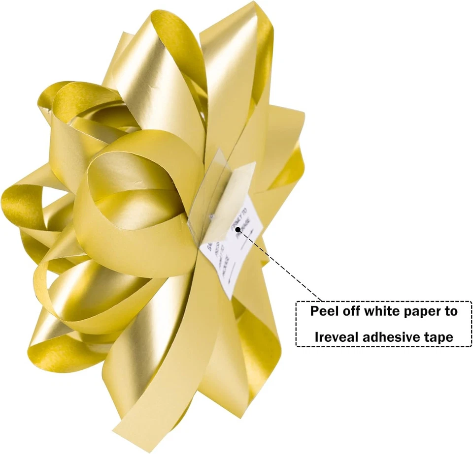 14-Piece Multi-Color Gift Bow & Ribbon Set - Image 4 of 4