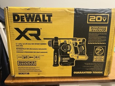 DEWALT DCH273B 20V 1'' XR Brushless Cordless SDS Plus L-Shape Rotary Hammer