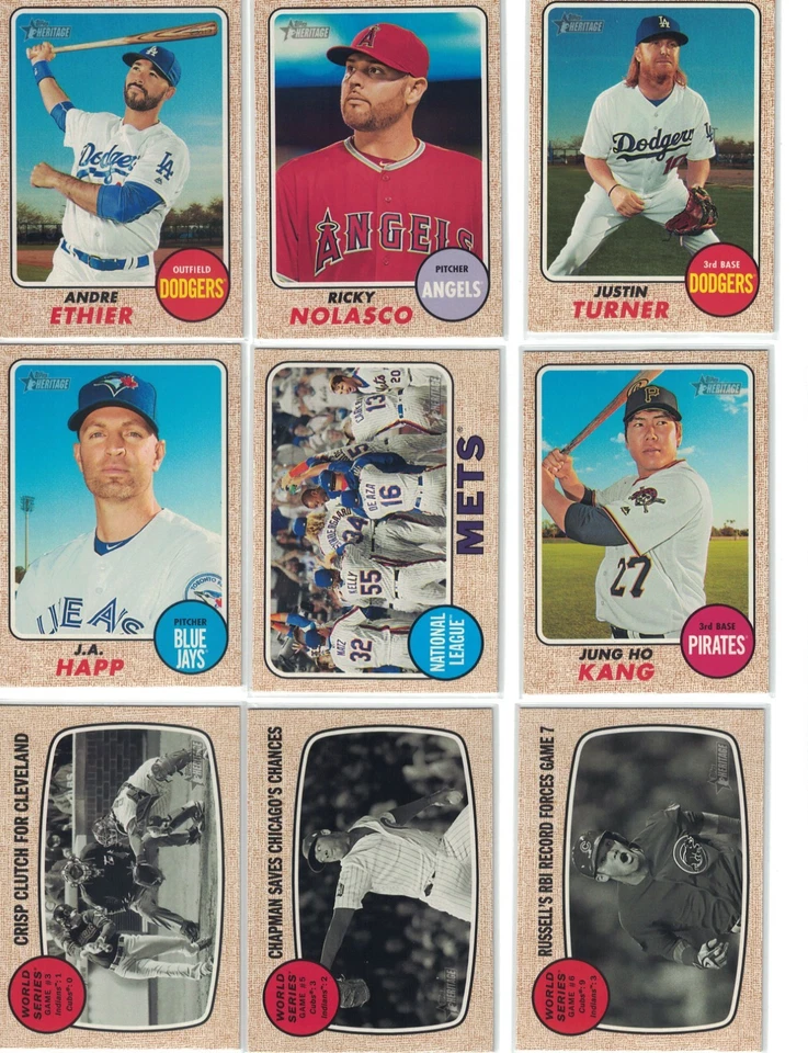 2017 Topps Heritage - You Pick - Complete Your Set - Image 3 of 4