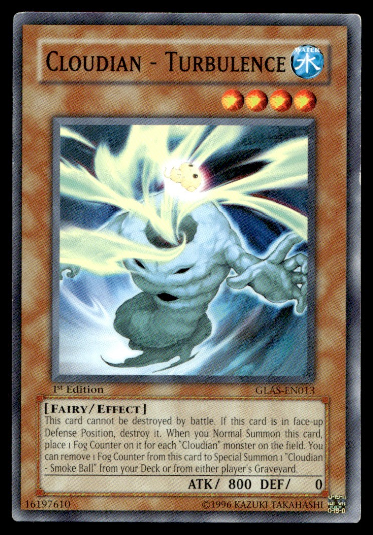 Cloudian - Turbulence Gladiator's Assault GLAS-EN013 MP YuGiOh TCG