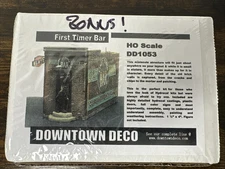 Downtown Deco HO Scale Kit #DD1053 First Timer Bar - HO, HOn3 NIB!
