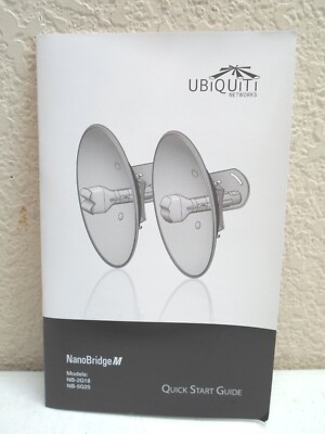 NanoBridge M NB-2G18, NB-5G25 Quick Start Guide Only