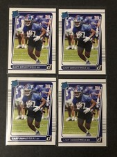 Gary Brightwell 2021 Donruss Rated Rookie Football New York Giants 4Total