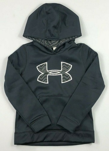 Girl's Youth Under Armour Storm Loose Fit Water Resistant Pullover Hoodie - Picture 2 of 6